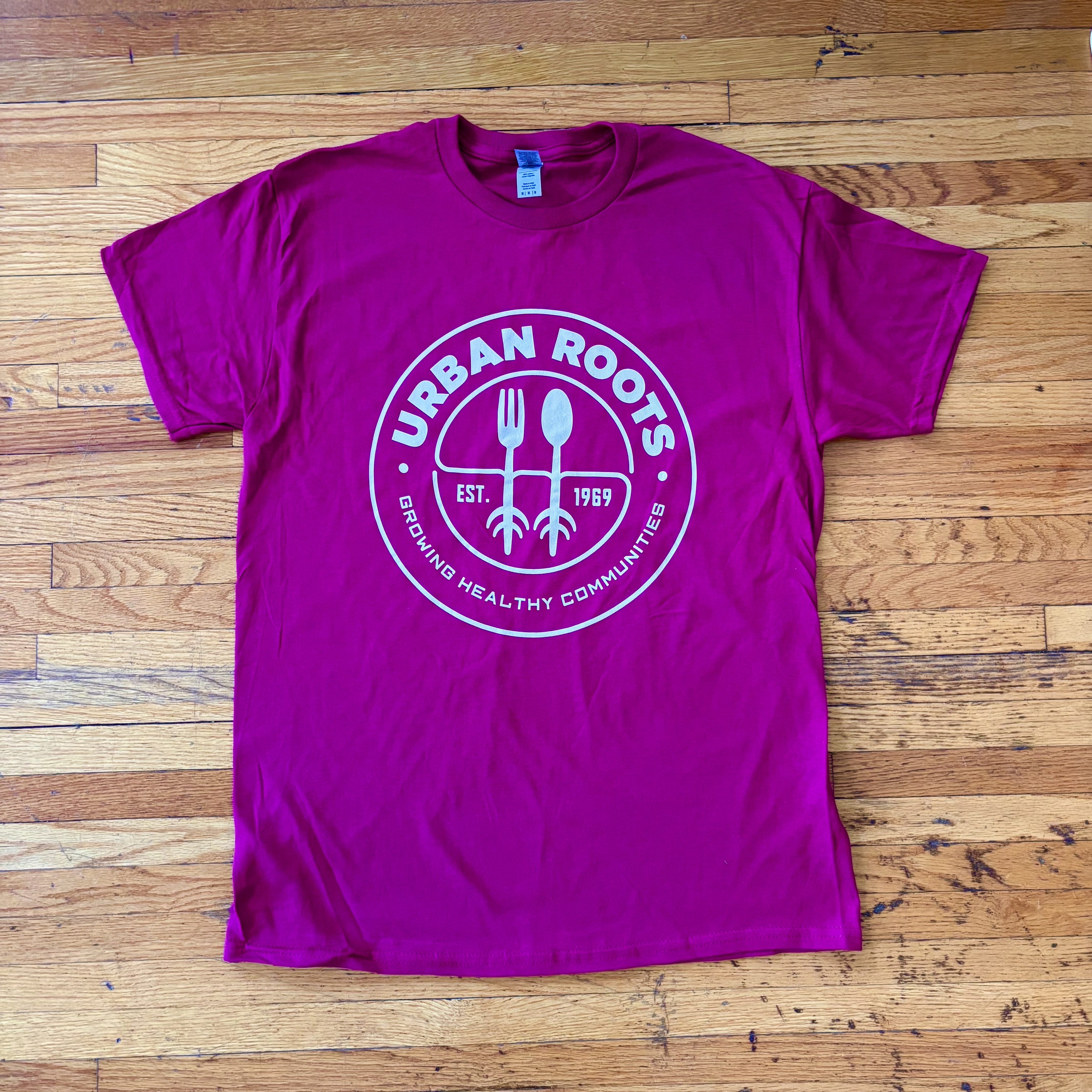 Urban Roots Logo Tee - Magenta