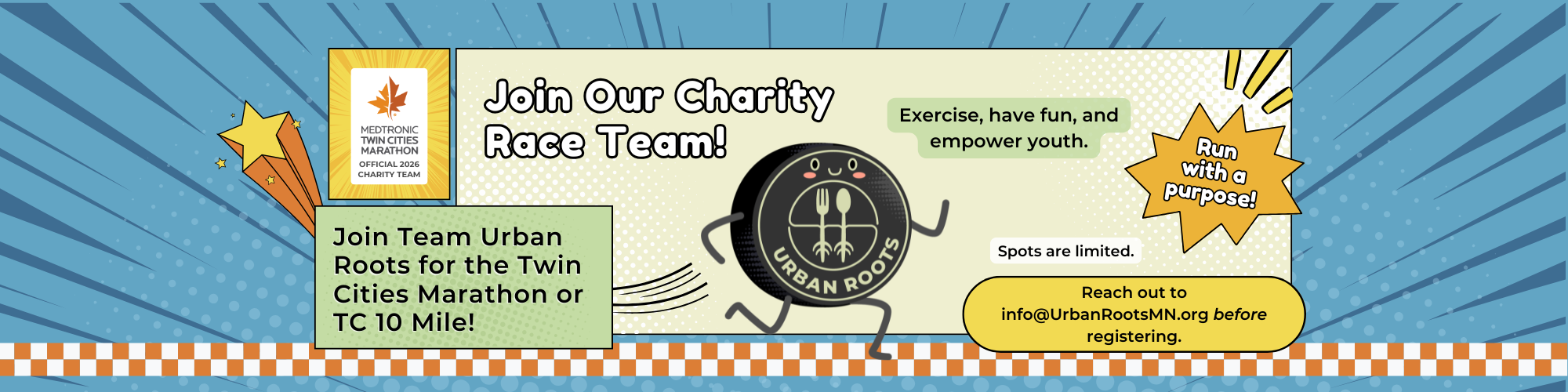 Join our charity race team