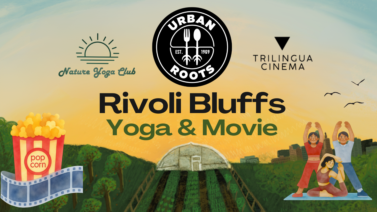 Rivoli bluffs Yoga& Movie event picture